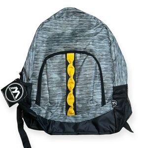 Metropack Kids Black Gray Space Dye Mesh Side Pockets School Travel Backpack NWT